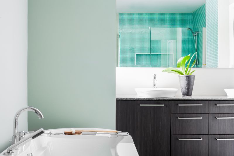 Modern Bathroom with Statement Tile